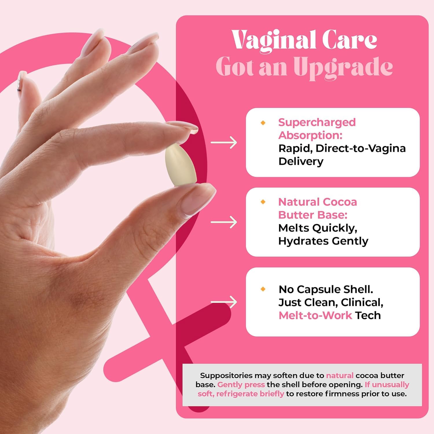 PURE WOMAN - pH-ighter Vaginal Boric Acid Suppositories for Women - Hyaluronic Acid - 4 in 1 Vaginal Suppositories for Discomfort, Dryness, Odor & pH Balance- Full Vaginal Health Care - 10ct PURE WOMANUS supplements