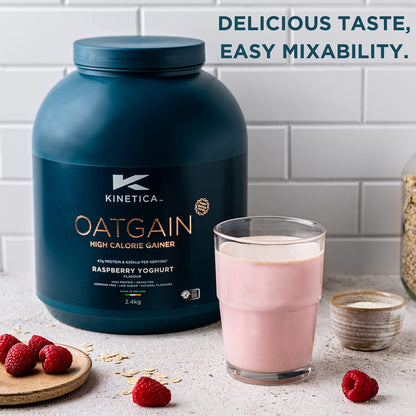 Kinetica OatGain Weight Gainer 600+ Calories & 47g Protein per Serving, 2.4 kg KineticaUS supplements