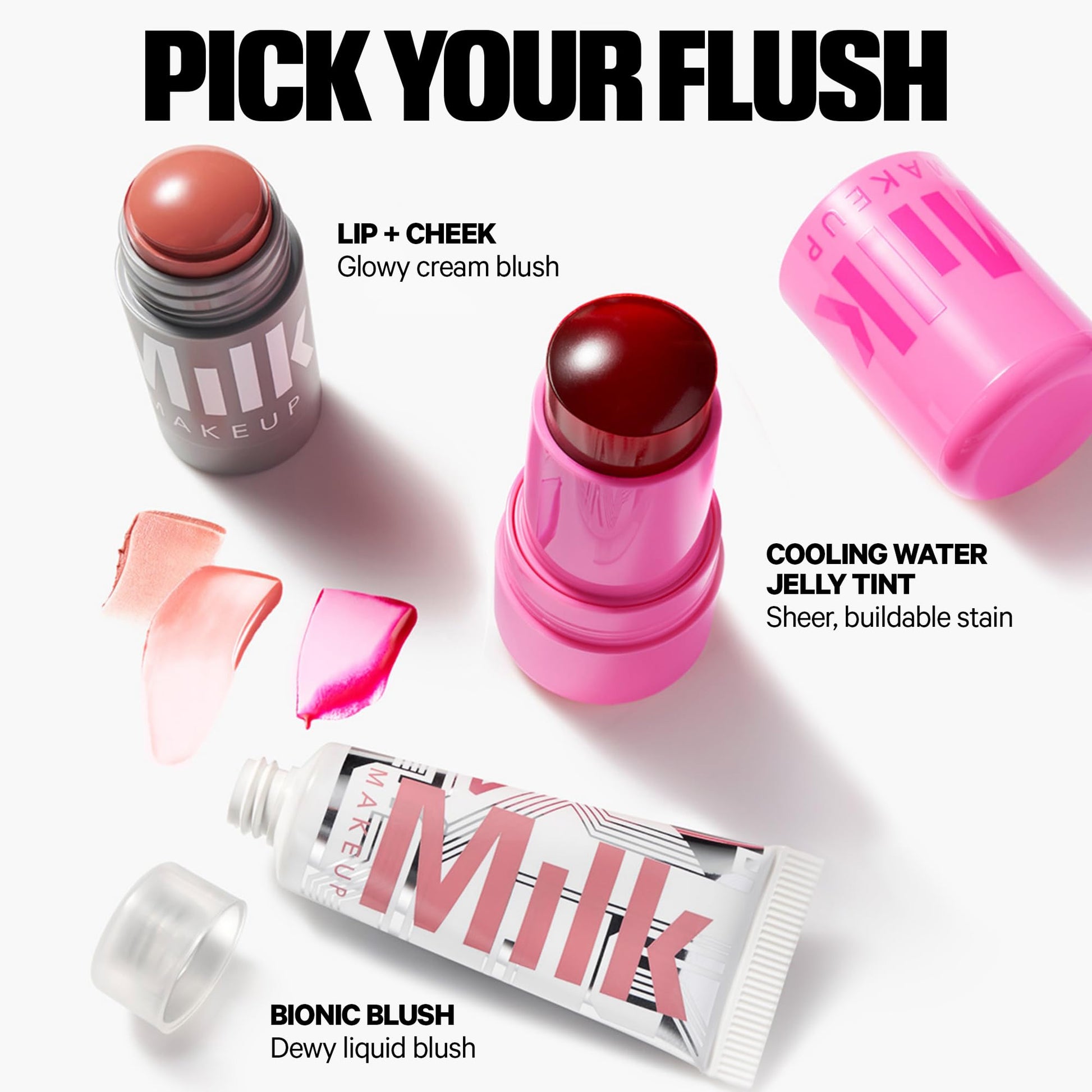 Milk Makeup Lip + Cheek Stick – Buildable Cream Blush + Lip Color w/Hydrating Mango Butter + Avocado Oil for a Natural Flush – Long-Lasting, Multiuse, Vegan Formula – Werk (Dusty Rose), 0.21 oz Milk MakeupAu supplements