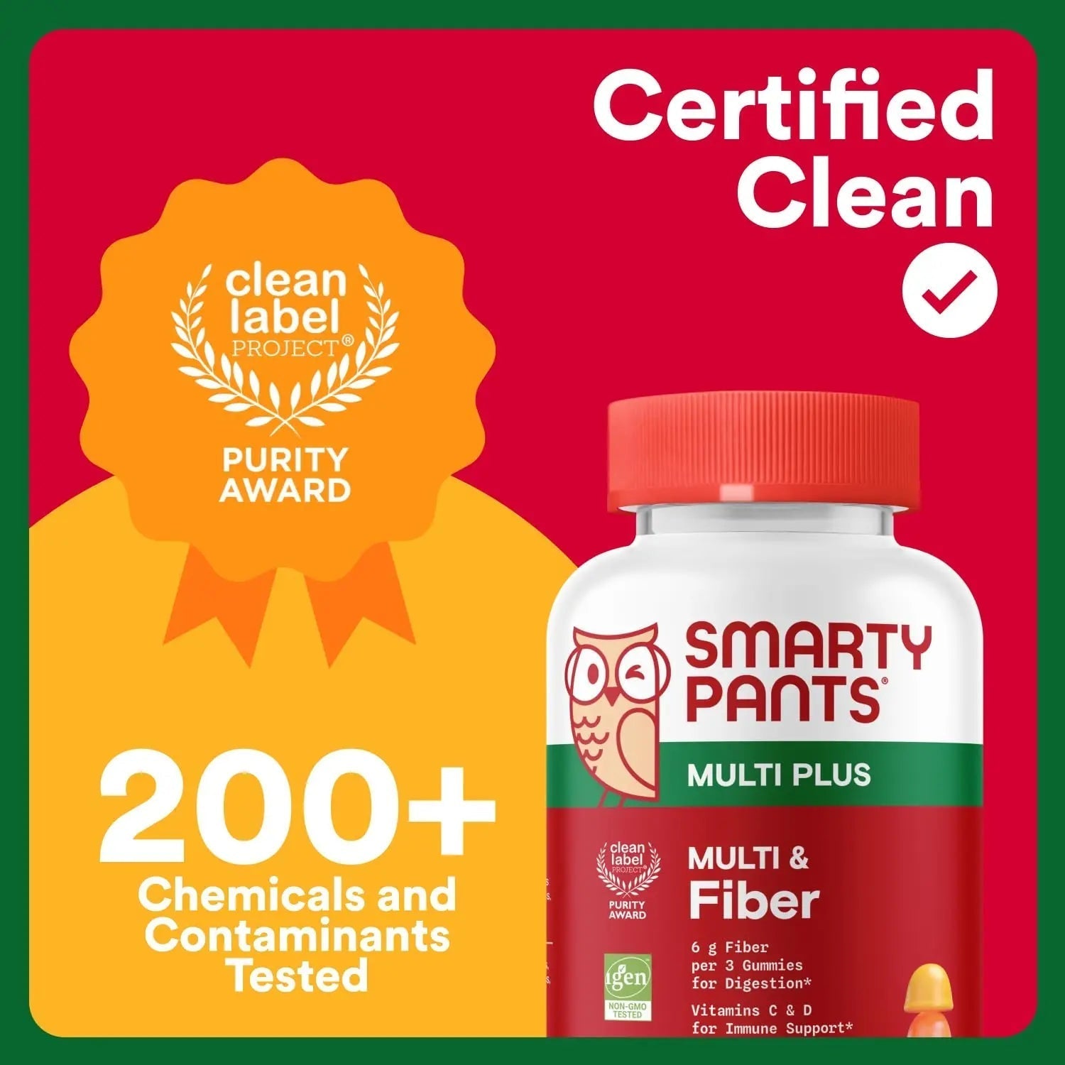 SmartyPants Fiber Supplement & Multivitamin for Men & Women - Improved Formula: Prebiotic Fiber Gummies with Omega 3 (DHA/EPA), Vitamin D3, C, Vitamin B12, B6, A, K & Zinc, 90 Count (30 Day Supply) SmartyPantsAu supplements