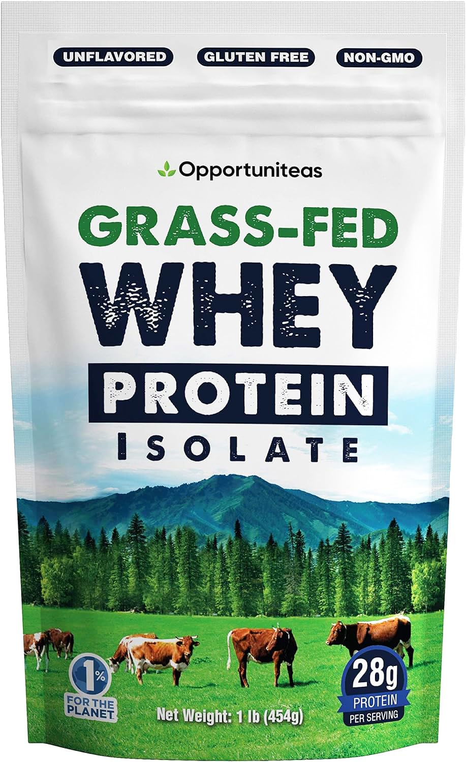 Opportuniteas Grass Fed Whey Protein Isolate Powder - Unflavored Whey Protein Isolate OpportuniteasUS supplements