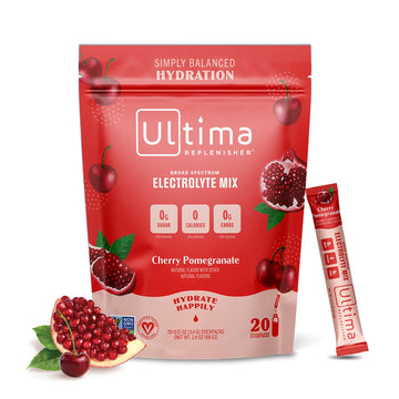 Ultima Replenisher Daily Electrolyte Drink Mix – Cherry Pomegranate, 20 Stickpacks Ultima ReplenisherAu supplements