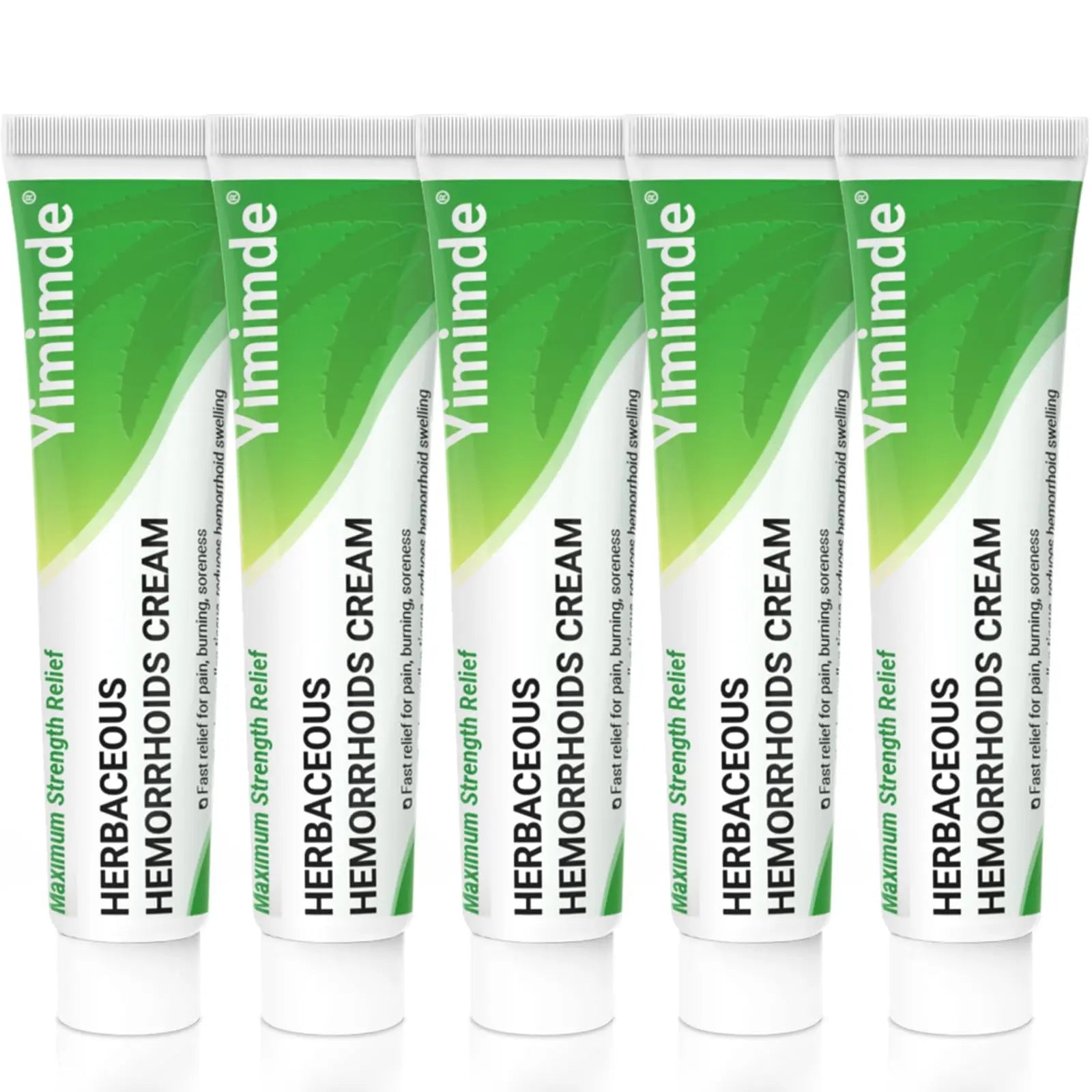 Hemorrhoid Treatment Ointment - Tubesmaximum Strength - Fast Relief from Pain, Itching, Burning, Swelling & Fissures | Natural Aloe & Vitamin E | Travel-Friendly10g x 5 Pieces Tubes - (1.76 Oz) yimimdeAu supplements