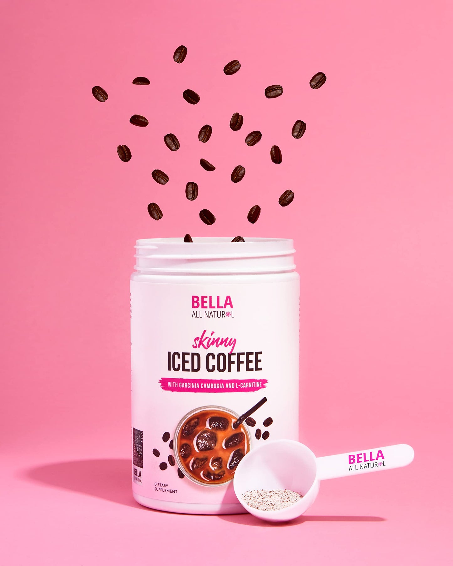 Bella All Natural Skinny Iced Coffee - Good Taste - 500 Grams Bella All NaturalUS supplements