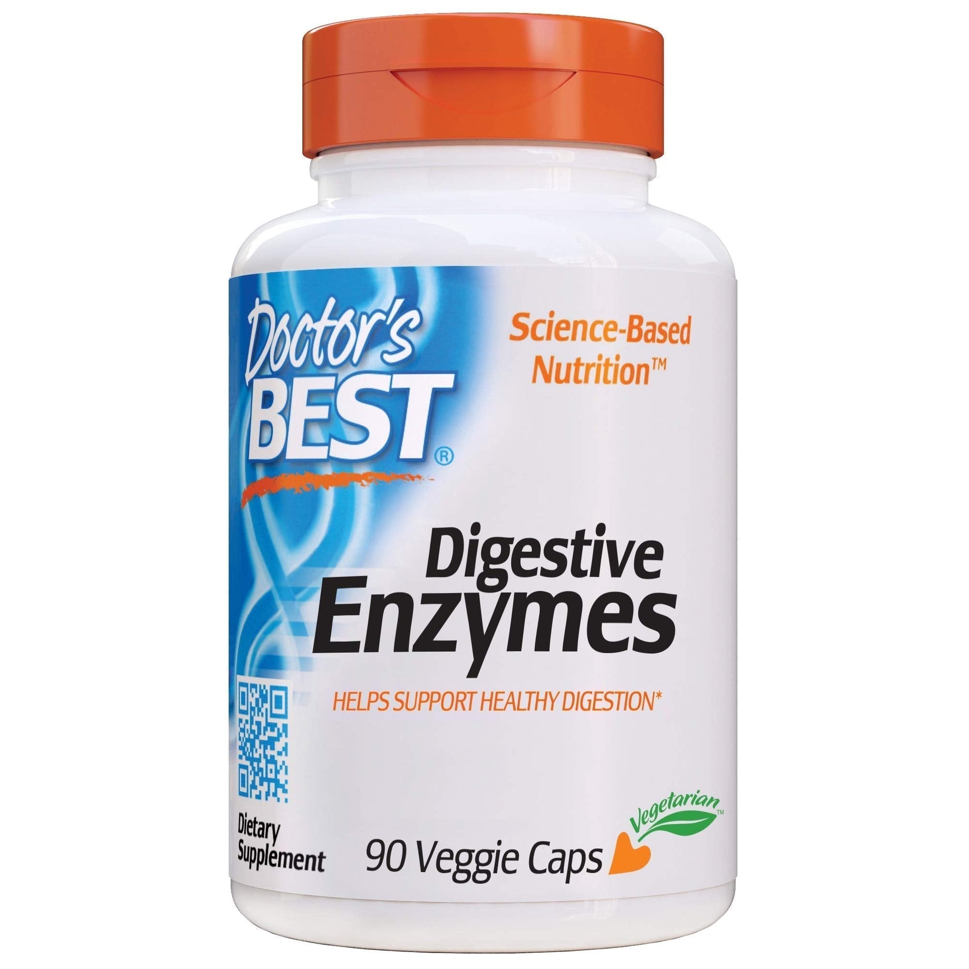 Doctor's Best Digestive Enzymes Non-GMO Vegetarian Gluten Free, 90 Cap Doctor's BESTUS supplements