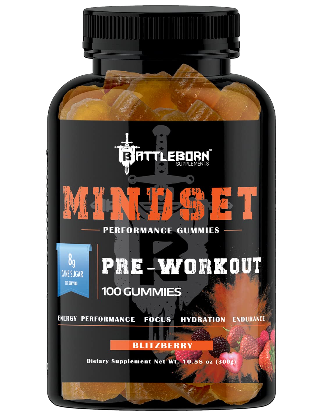 Mindset Dietary Supplement Gummies for Energy and Performance | Naturally Flavored Battle Born SupplementsAu supplements