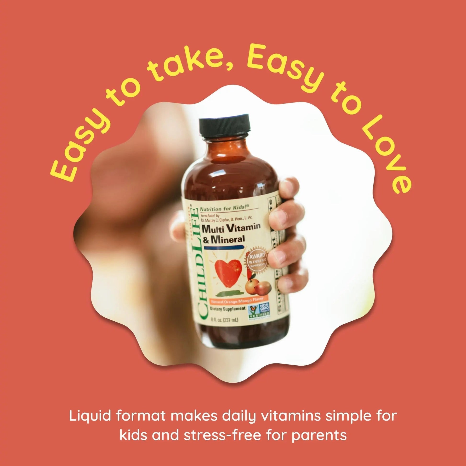 CHILDLIFE Essentials Kids Multivitamin & Mineral - Vitamins for Kids, Liquid Multivitamin for Toddler & Baby - Natural Orange & Mango, 8 Fl Oz (Pack of 2) CHILDLIFE ESSENTIALSAu supplements