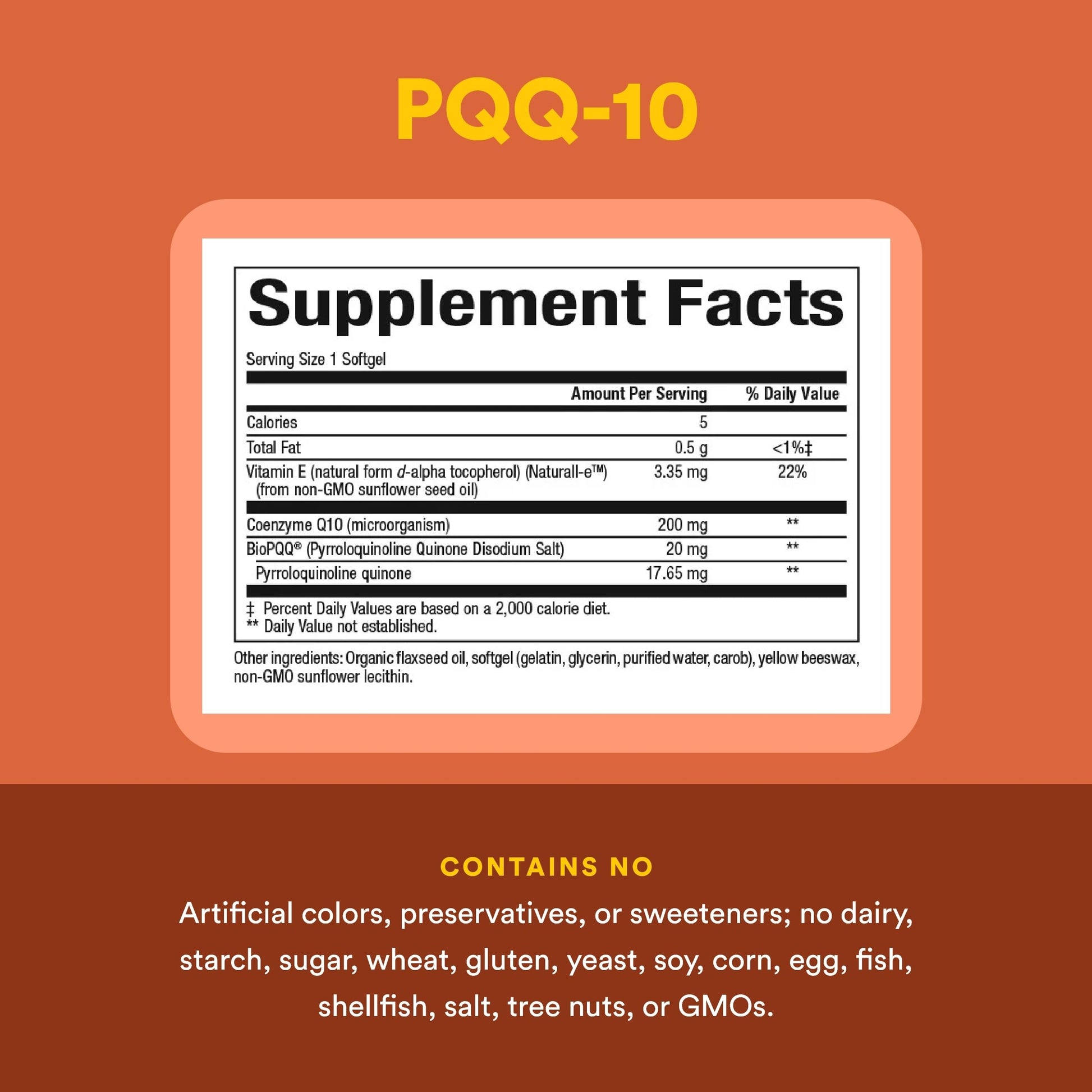 Natural Factors, PQQ-10, Supports Energy and Healthy Aging, Dietary Supplement, 60 softgels (60 servings) Natural FactorsAu supplements