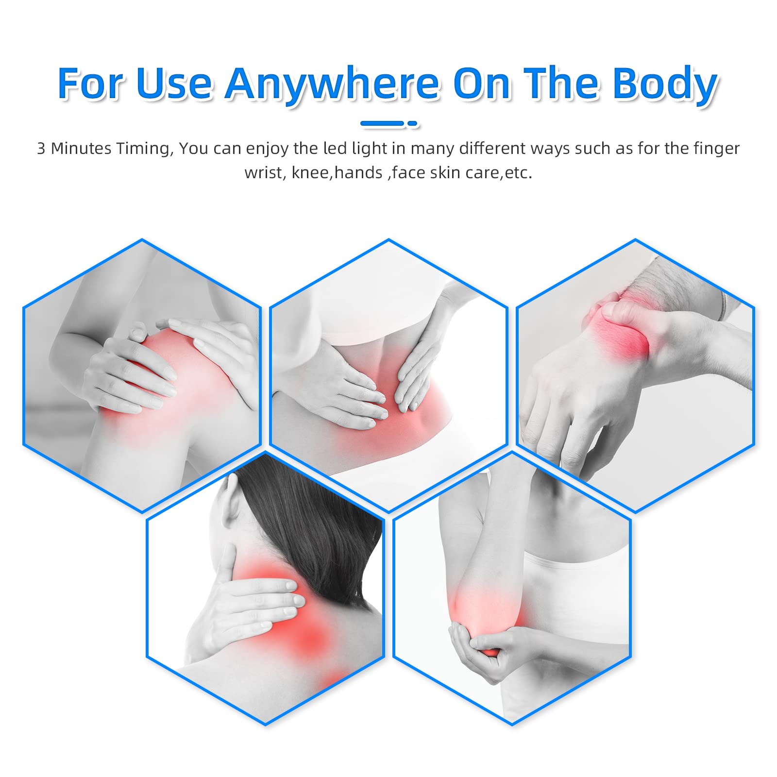 TherapSky Red Light Therapy Device w/Built-in Battery, Infrared Red Light Therapy Wand therapskyAu supplements
