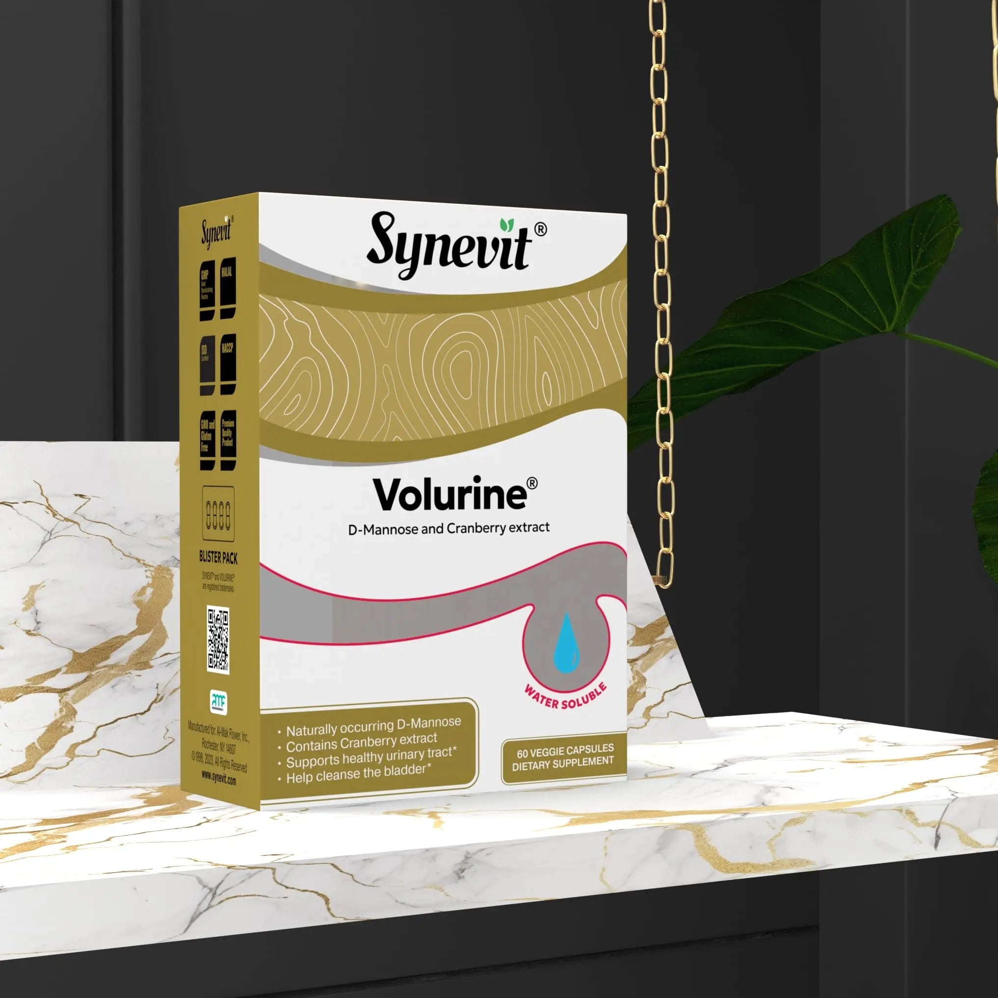 Volurine® D-Mannose & Cranberry Complex for Urinary Tract Health | 30 Capsules SynevitAu supplements
