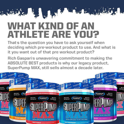 Gaspari Nutrition SuperPump Max Blue Raspberry Ice - 1.41 lbs Gaspari NutritionUS supplements