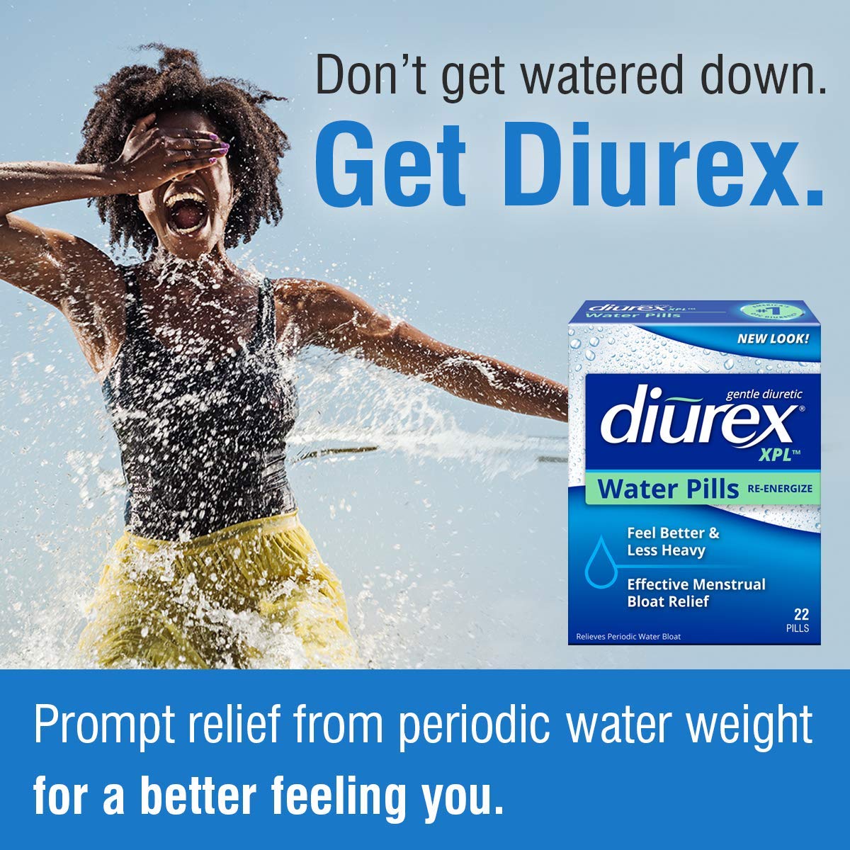 Diurex XPL Re-energizing Water Pills - Relieve Bloating & Fatigue - 22 Count DiurexAu supplements