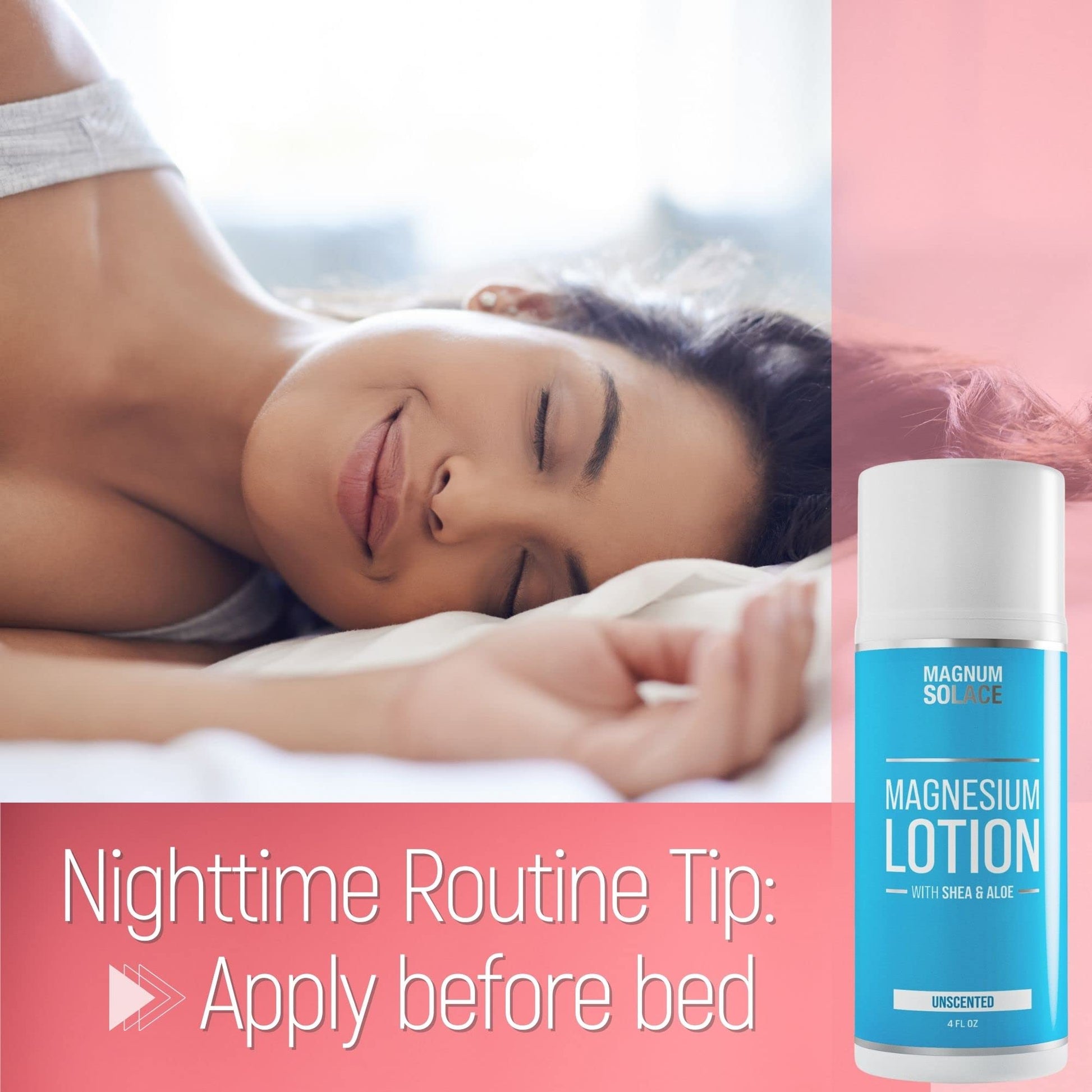 Magnesium Lotion with Shea Butter – Apply to Legs – Alternative to Topical Magnesium Cream Magnum SolaceAu supplements