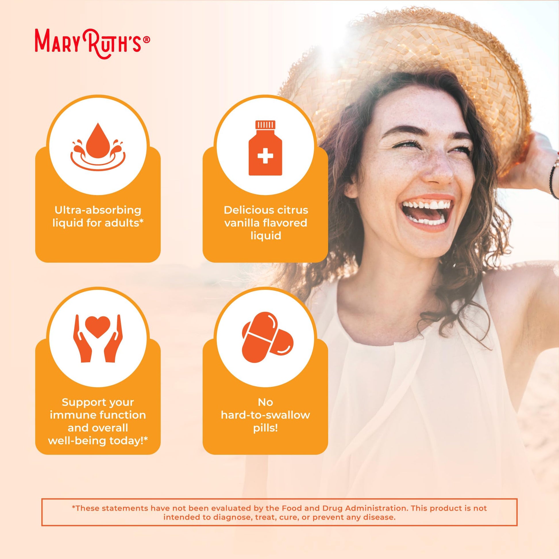 MaryRuth's Megadose Liquid Vitamin C Liposomal | 500 mg Per Serving | Ultra Absorption | Immunity | Antioxidant Support | Collagen Formation | Vegan | Gluten Free | Sugar Free | 7.6 Oz | 30 Servings MARYRUTH'SUS supplements