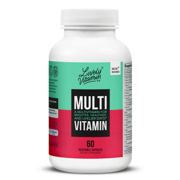 LIVELY VITAMIN CO. Multivitamin - 37 Vitamins Minerals and Extracts - Energy - Memory - Immune Function - Heart- Brain - Focus - Mood - Antioxidants - Dairy Gluten Soy Free - 60 Vegetarian Capsules LIVELY VITAMIN COAu supplements