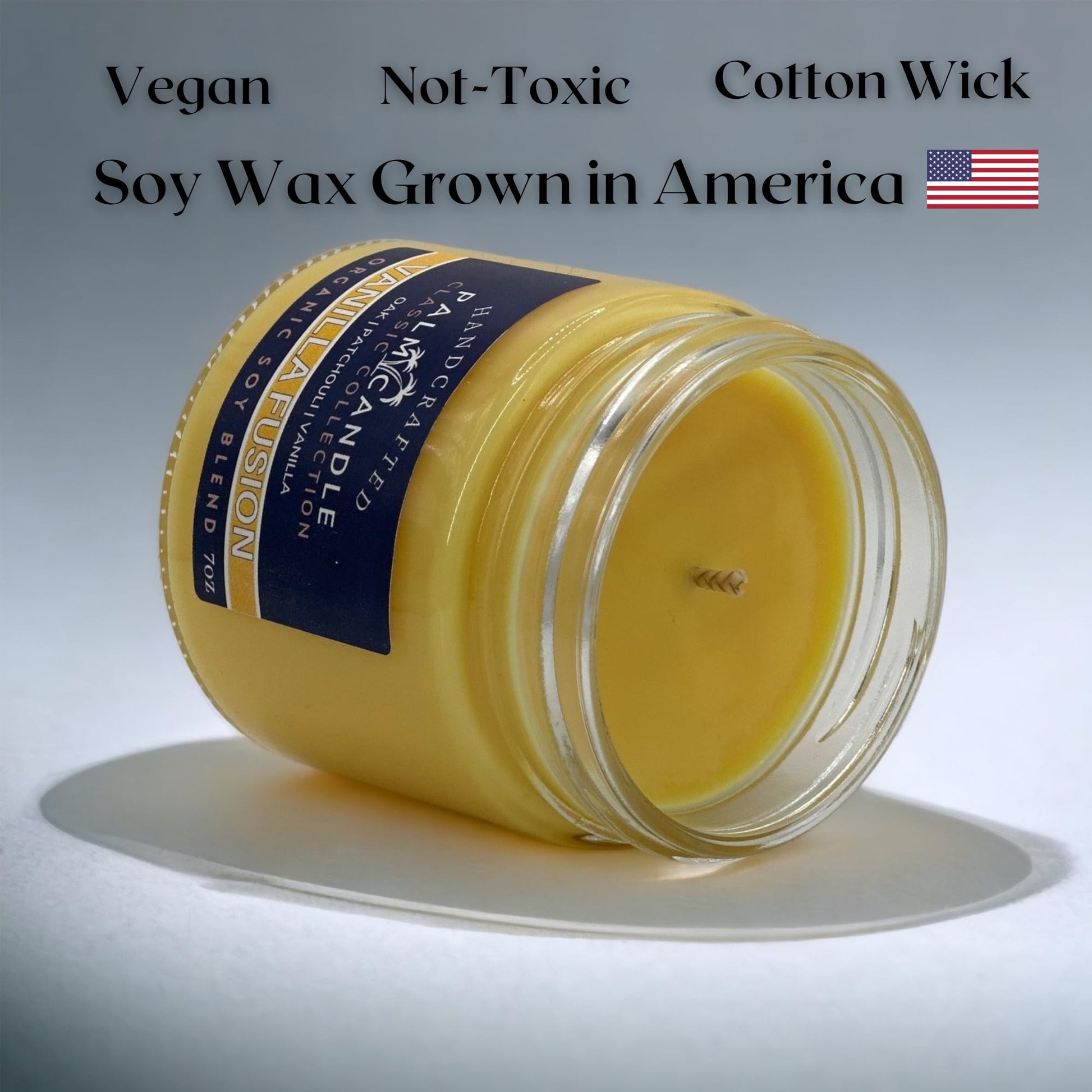 Vanilla & Wood Fusion Premium Soy Candle for Home Scented Candle 7 Ounces of Pure Aromatic Bliss Msupps.comAu supplements