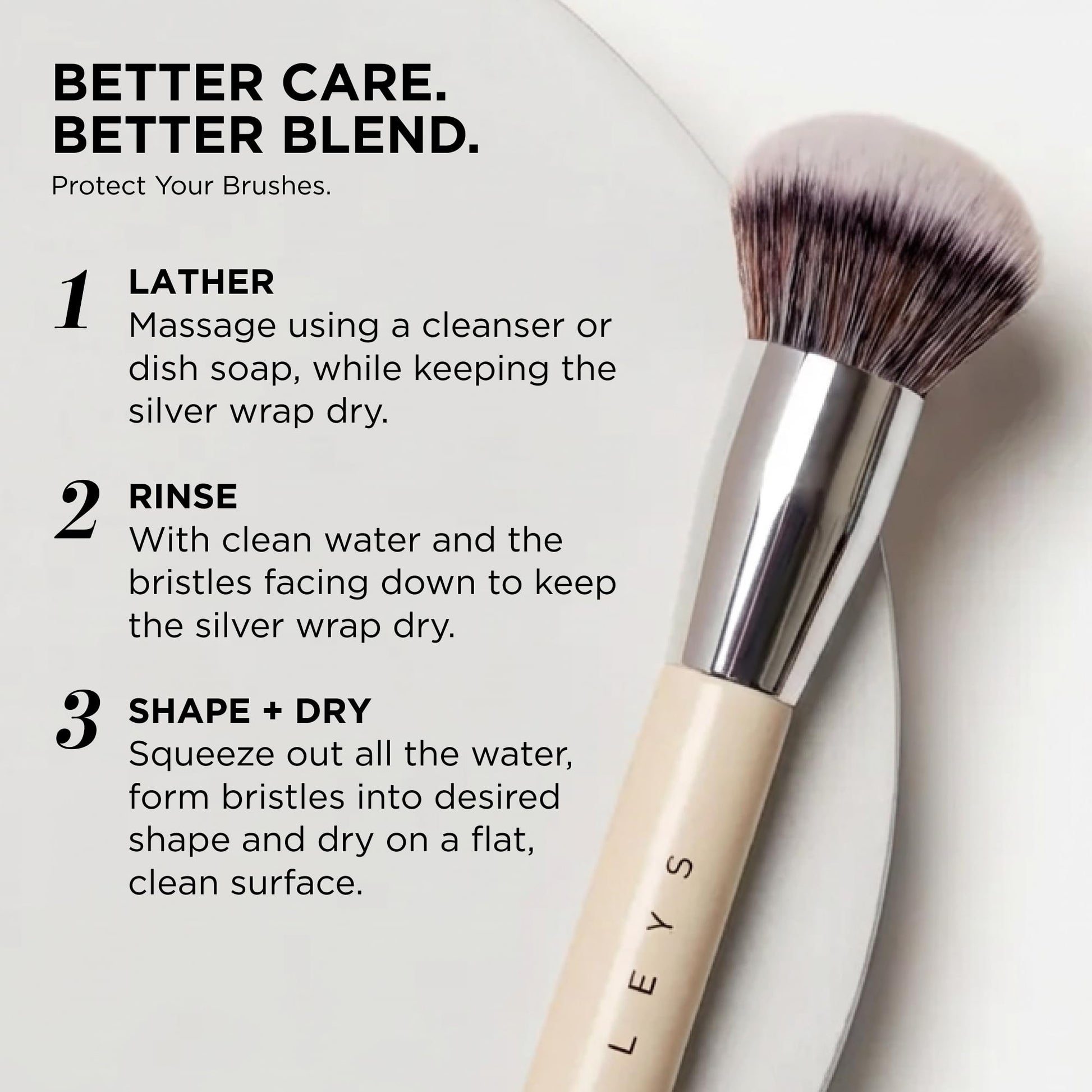 Haleys Beauty Kabuki Foundation Brush For Applying Powder, Foundation, Bronzer, Blush, and Mineral Make up, Soft Bristles, Seamless Blending, Makeup Brushes Essential, Vegan & Cruelty Free HALEYSAu supplements