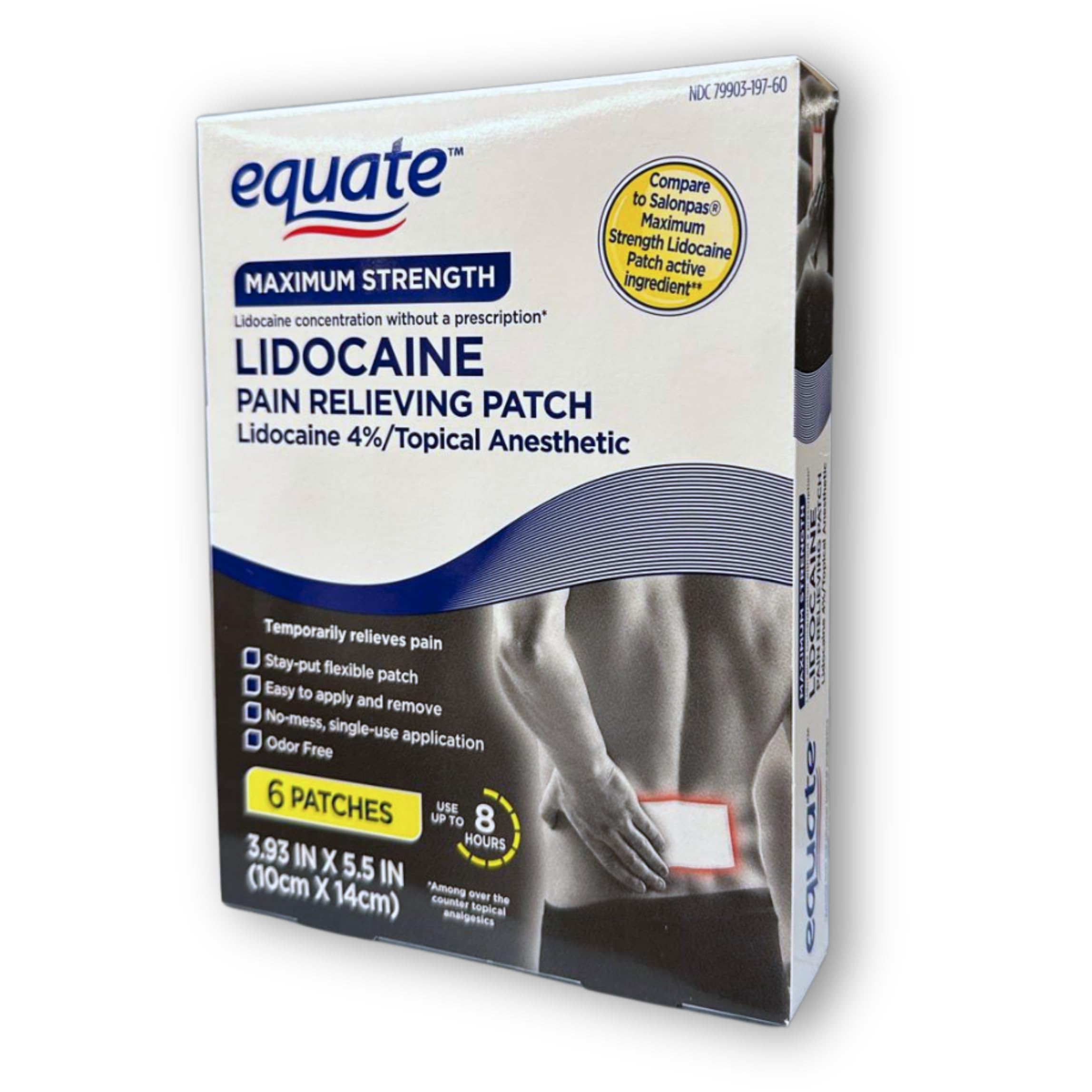 Topical anesthetic 4% Patch- 6 Count (Pack of 1), Boxed By Fusion Shop Store FUSION SHOP STORE Smart choices, meaningful life!Au supplements