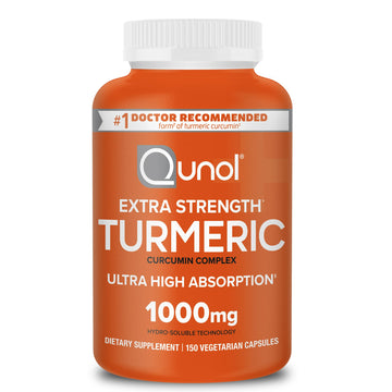 Qunol Turmeric Curcumin Supplement, Turmeric 1000mg with Ultra High Absorption QunolUS supplements