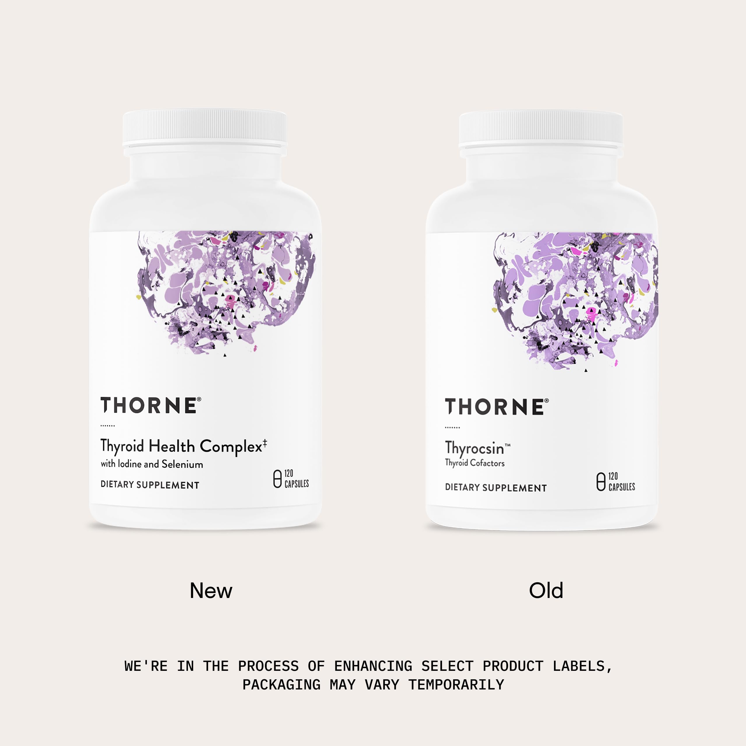 THORNE - Thyroid Health Complex (Formerly Thyrocsin) - Thyroid Cofactors for Thyroid Function Support* - Vitamins B12, C & E, Ashwagandha, Iodine, Zinc, Selenium, Copper & L-Tyrosine - 60 Servings THORNEAu supplements