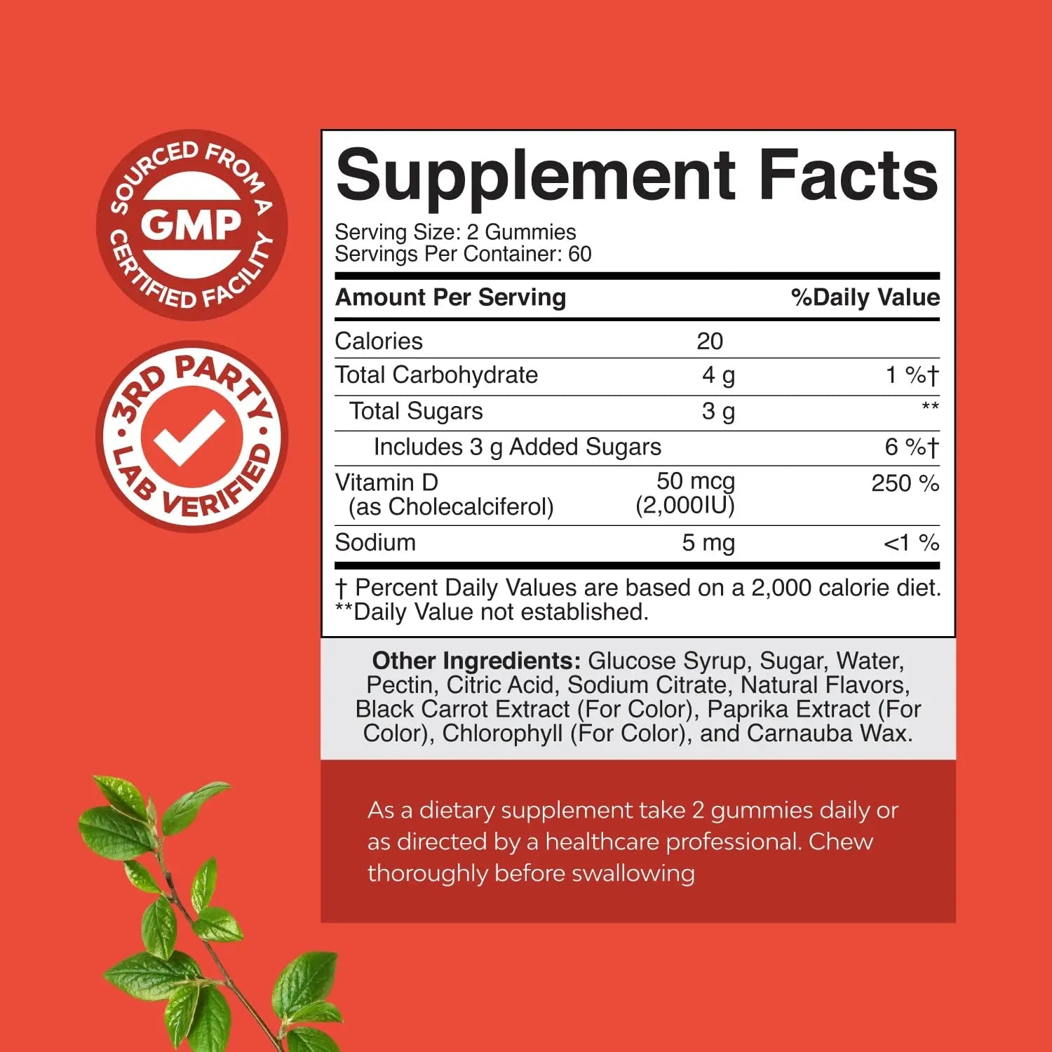 Bundle of Potent Daily Multivitamin Gummies - Wellness Blend of Vitamin D A C E B12 Zinc & Biotin for Energy & Immunity and Vitamin D3 Gummies Natures CraftAu supplements