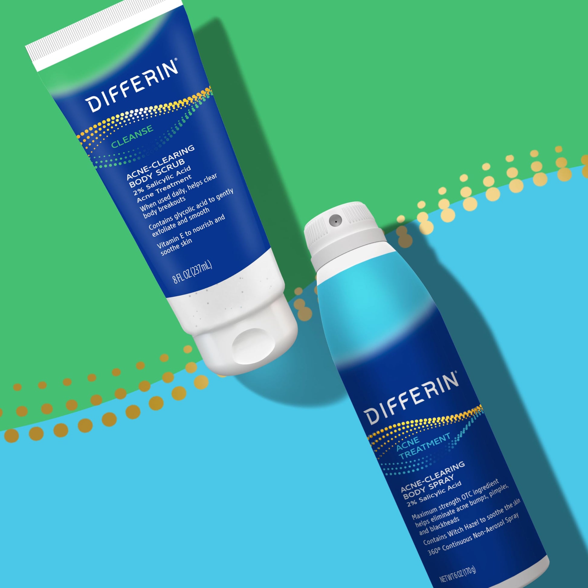 Differin Body Scrub with Salicylic Acid Acne Clearing Improves Tone and Texture Prone Skin DifferinAu supplements