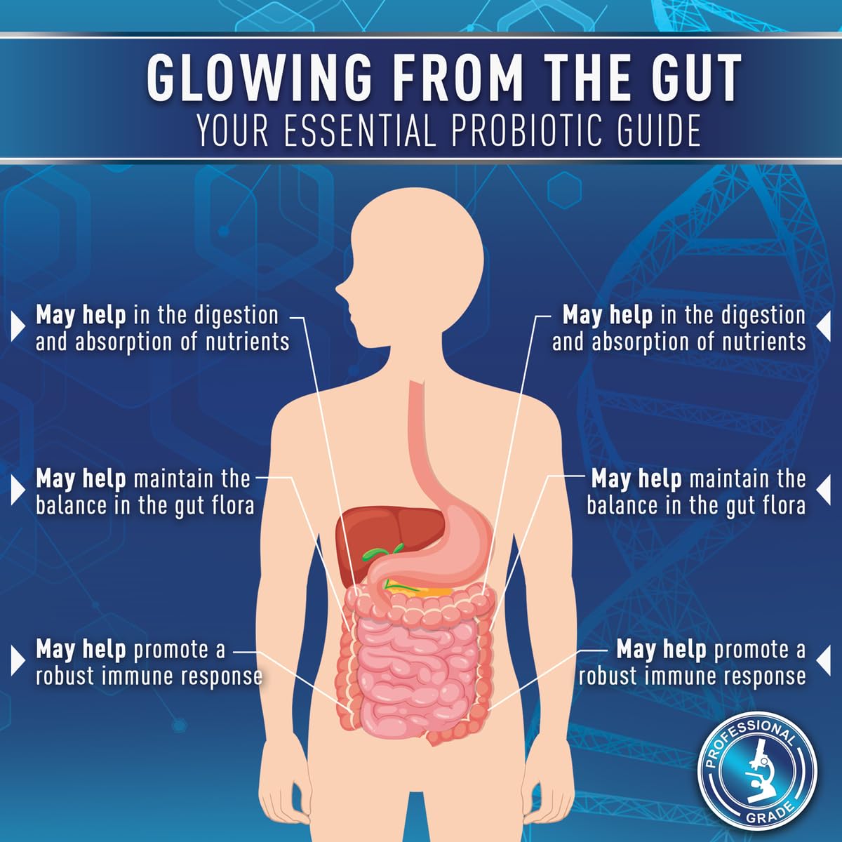 Purely Optimal Probiotics for Digestive Health, 60 Billion CFU – Delayed-Release with Digestive Enzymes & Organic Prebiotics – Bloating, Immune & Energy Support, 30 Caps Purely OptimalAu supplements