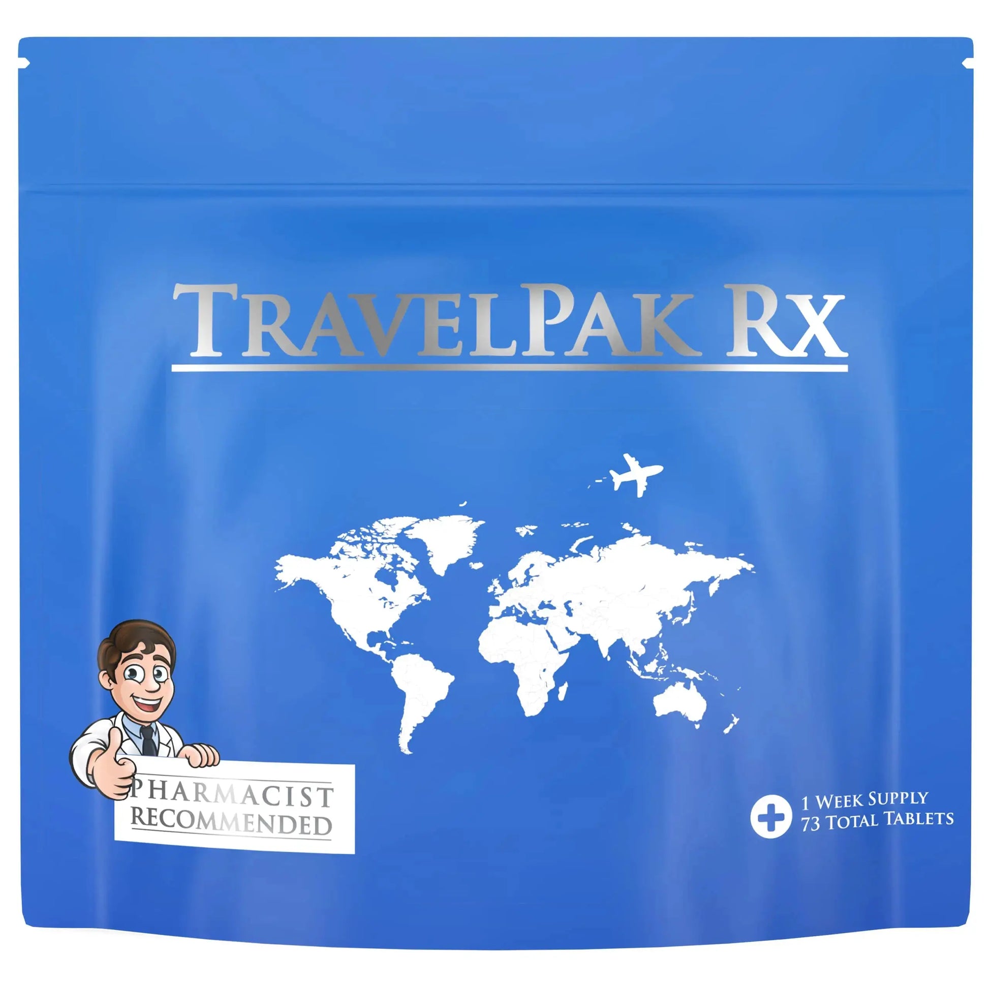 TravelPakRx Travel Essentials Medicine Kit - TSA-Approved Over-The-Counter Individual Medicine Packets, for Travel, Cruises, Camping, Created by Pharmacist TravelPakRxAu supplements