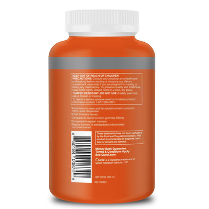 Qunol Turmeric Curcumin Supplement, Turmeric 1000mg with Ultra High Absorption QunolUS supplements