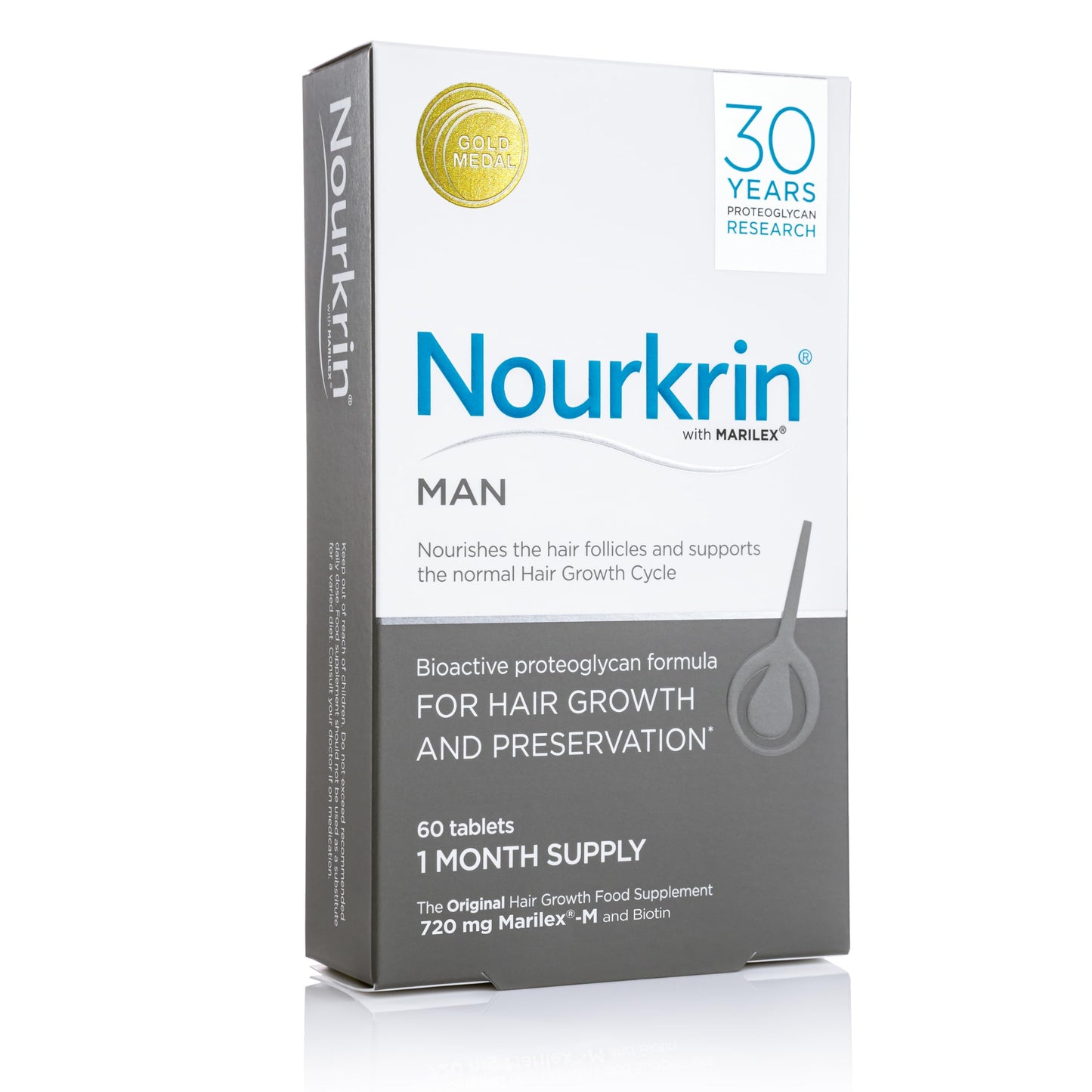 Nourkrin Man 60 Tablets (1 Month Supply) NourkrinUS supplements