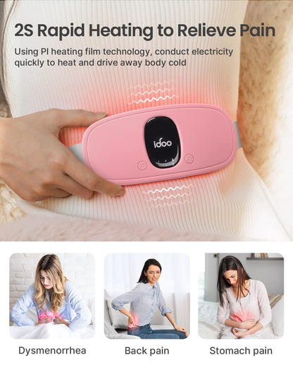 FSA HSA Eligible Portable Cordless Menstrual Heating Pad, iDOO Period Heating Pads iDOOUS supplements