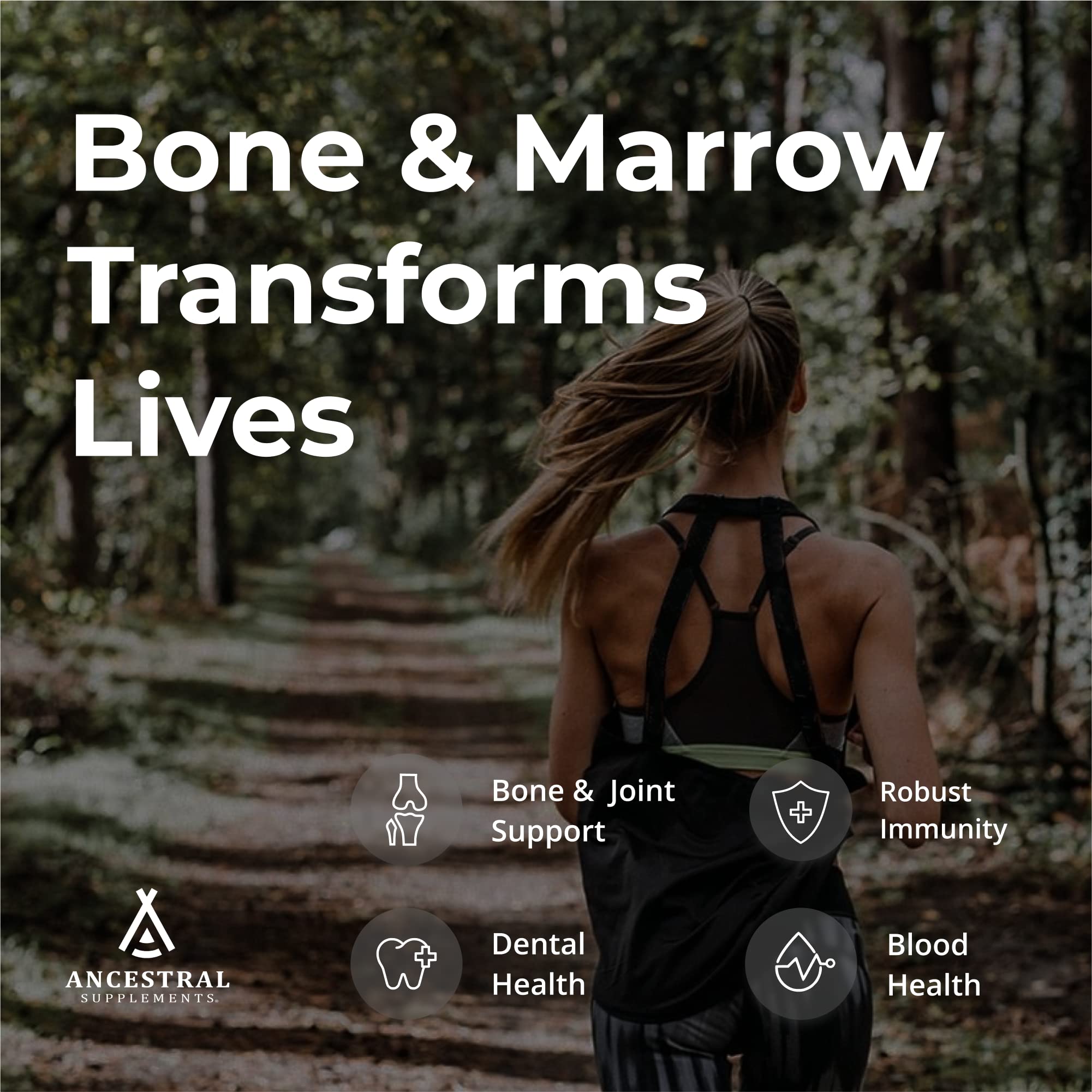 Ancestral Supplements Grass Fed Beef Bone and Marrow Supplement, Bone, Skin, Oral Health, and Joint Care Supplements Promote Whole Ancestral SupplementsAu supplements