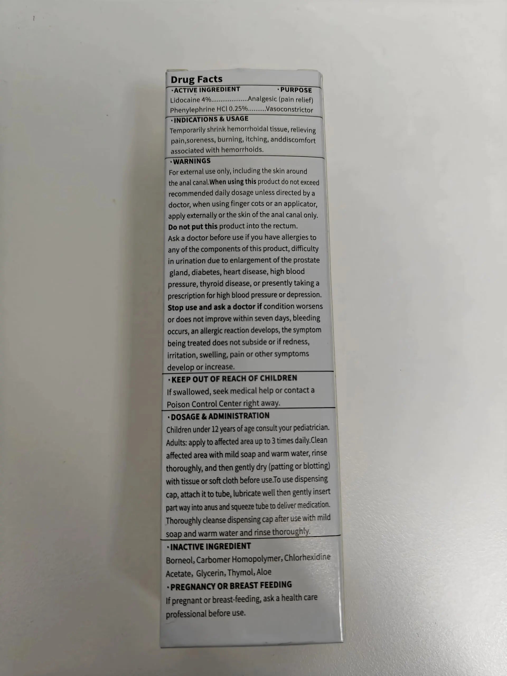 Hemorrhoid & Fissure Ointment, Hemorrhoid Treatment and Hemorrhoid Cream with Lidocaine 4% and Phenylephrine HCI for Fast Relief of Pain, Swelling, Itching, Burning, Hemorrhoidal treatment, 2 Pack-HH EmisunAu supplements