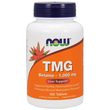 NOW TMG 1000mg, 100 Count (Pack of 2) NOW FoodsAu supplements