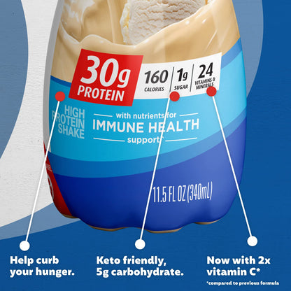 Premier Protein Shake Bottle, Vanilla, Liquid, Powder, keto, 30g Protein, 1g Sugar Premier ProteinUS supplements