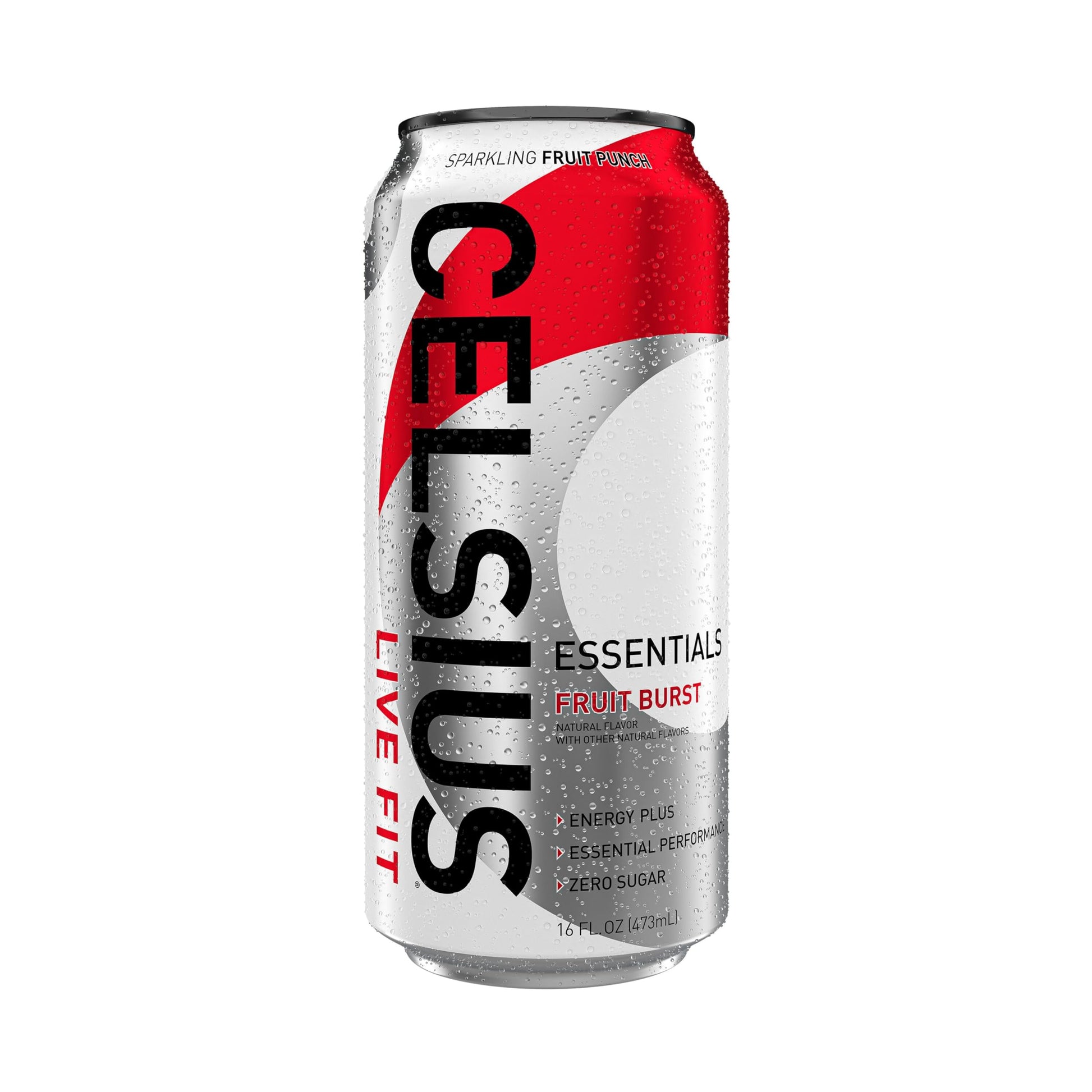 CELSIUS ESSENTIALS, Sparkling Fruit Burst, Performance Energy Drink 16 Fl Oz (Pack of 12) CELSIUSUS supplements
