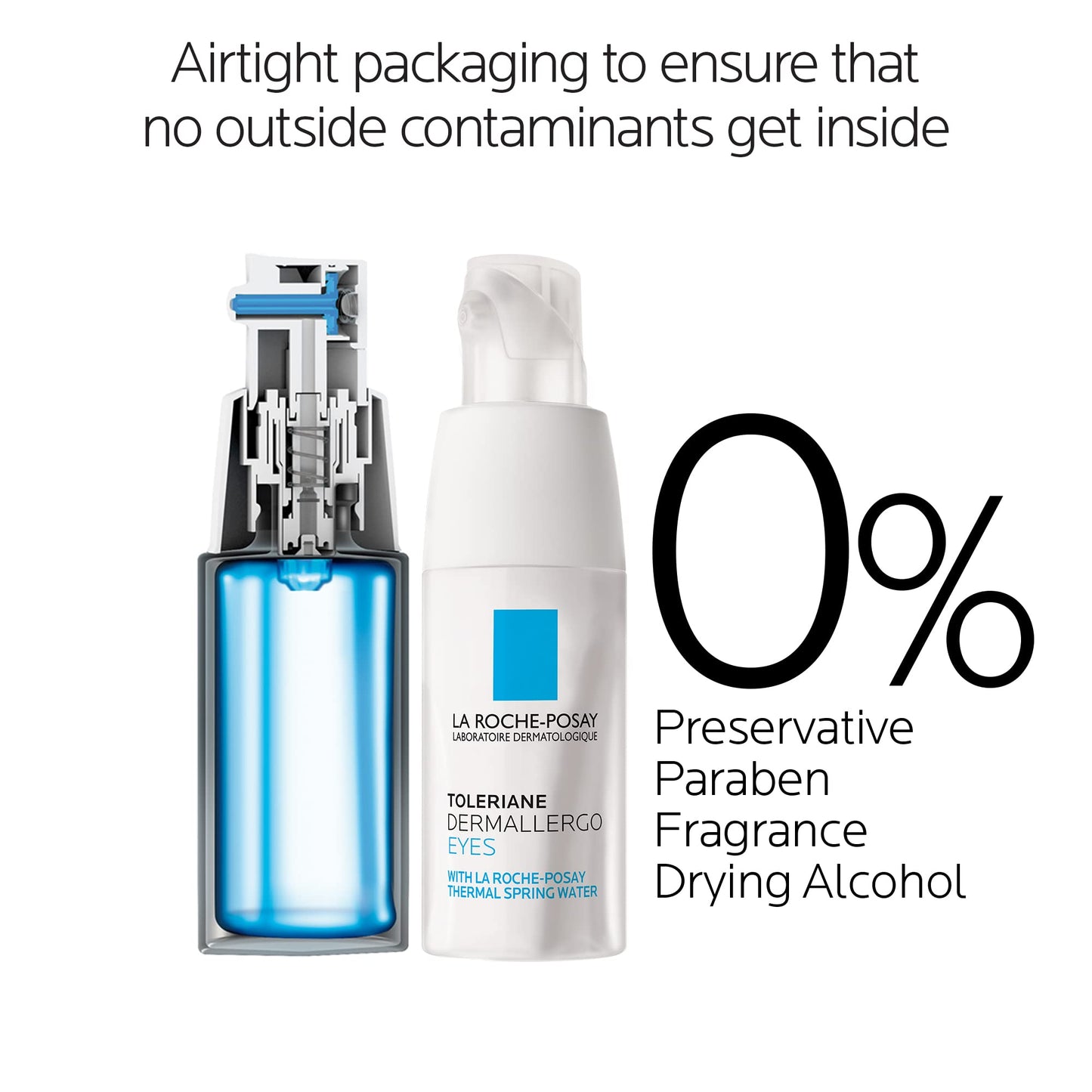 La Roche-Posay Toleriane Dermallergo Eye Cream Soothing Repair Moisturizer, Soothes and Comforts Sensitive Skin La Roche-PosayUS supplements