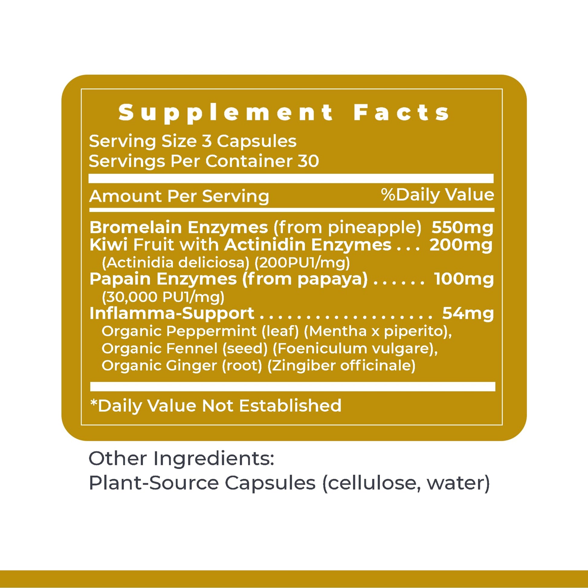 Premier Research Labs Inflammacidin - Digestive Enzymes, Papain from Papaya, and Bromelain Enzymes for Digestion, Plant Enzymes for Women & Men, Vegan Friendly - 90 Vegetarian Capsules Premier Research LabsAu supplements
