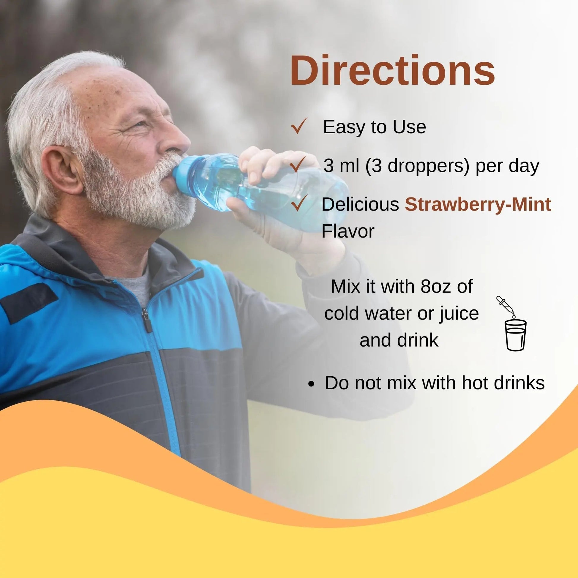 Vitaminally Liposomal Men's 50+ Liquid Multivitamin Drops | Non-GMO | Sugar Free | Gluten Free | 30 Day Supply | 3 FL Oz | VitaminallyAu supplements