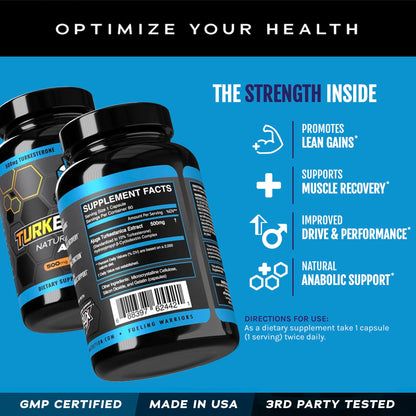 eFlow Nutrition Turkesterone (500 mg) Ajuga Turkestania Extract Complexed eFlow NutritionUS supplements