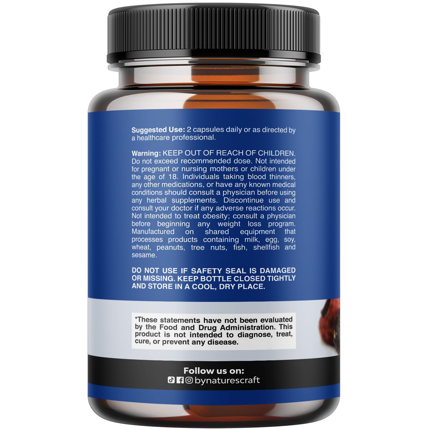 Potent Black Maca Root Capsules for Men - Herbal Wellness Supplement with Siberian Ginseng Ashwagandha and Black Maca Root - Men’s Wellness Supplement to Support General Health - 120 Count Natures CraftAu supplements
