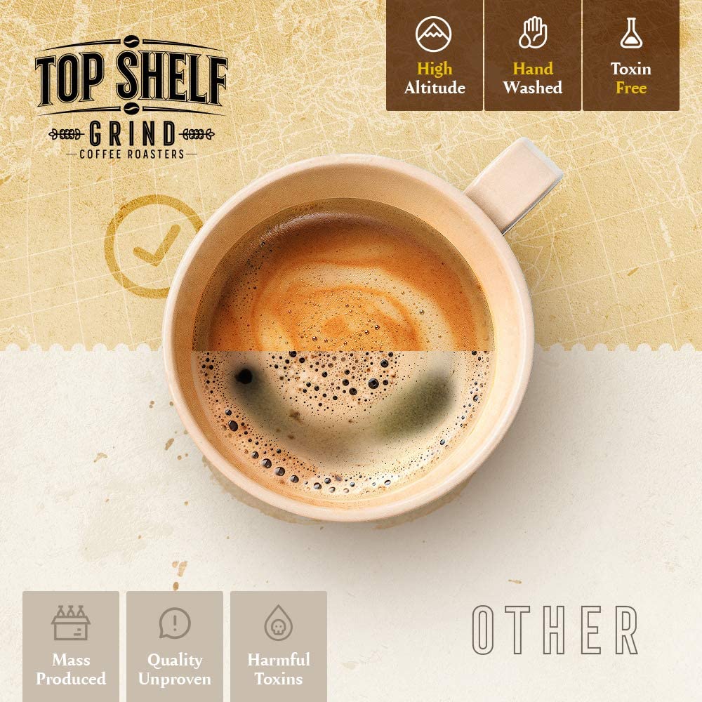 Organic Light Roast Whole Bean Coffee, The Best Espresso Beans from Peru Join Top Shelf GrindUS supplements
