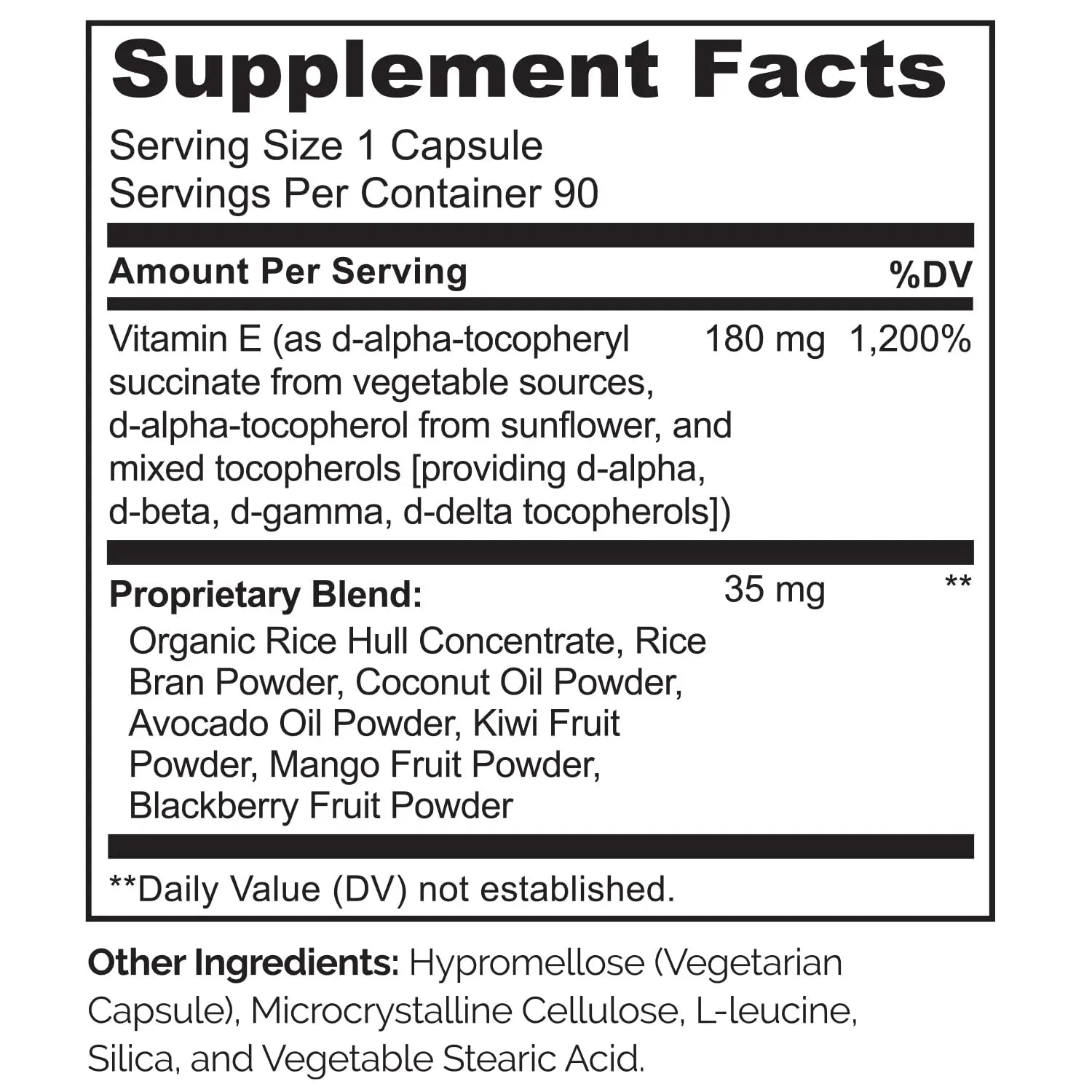 NATURELO Vitamin E Capsules 180 mg - 90 Vegan Capsules | Supports Skin, Hair, and Nails | Immune and Eye Health | NATURELOAu supplements
