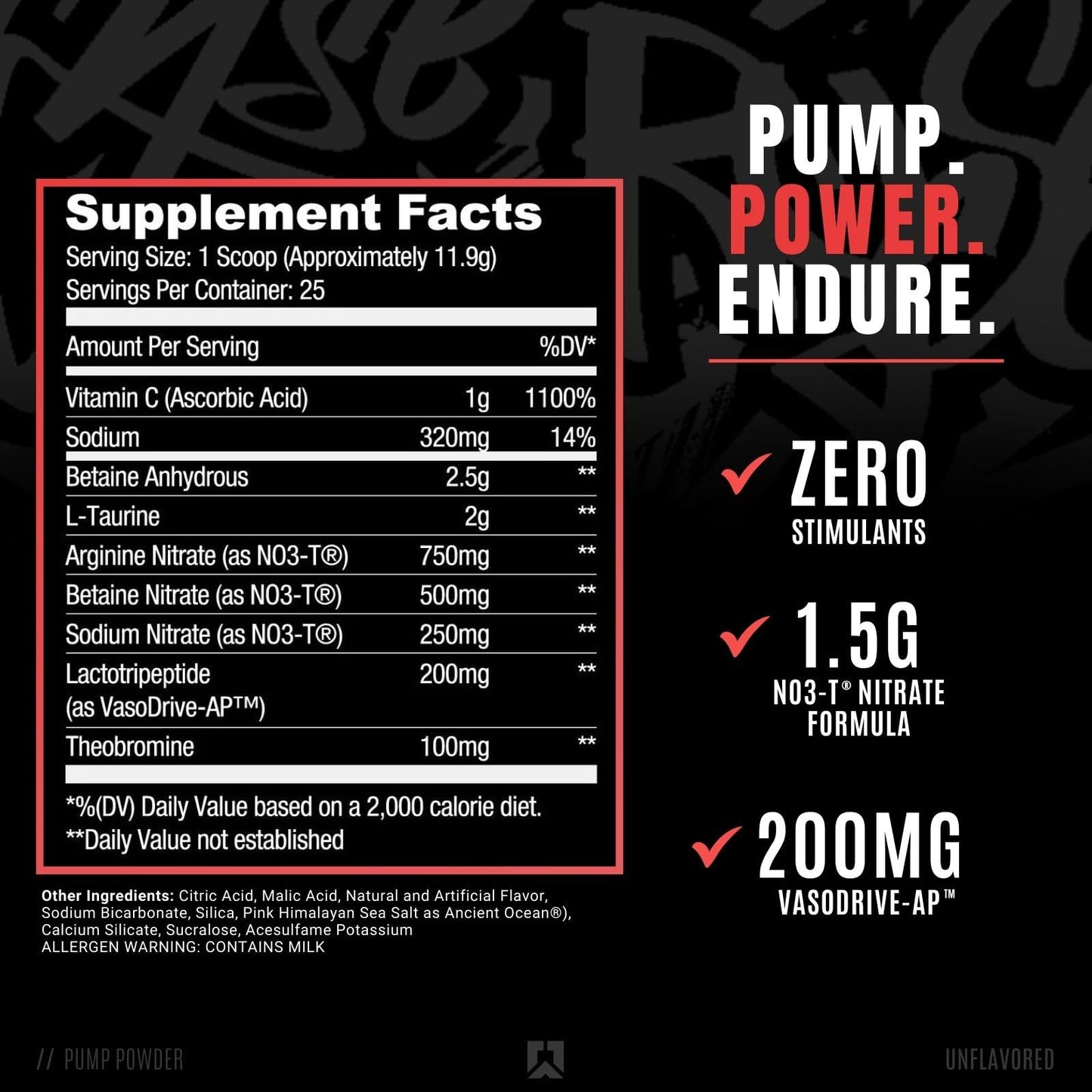 RYSE Up Supplements Project Blackout Pump Powder | Pump, Power, Endure | Betaine RYSE Up SupplementsUS supplements
