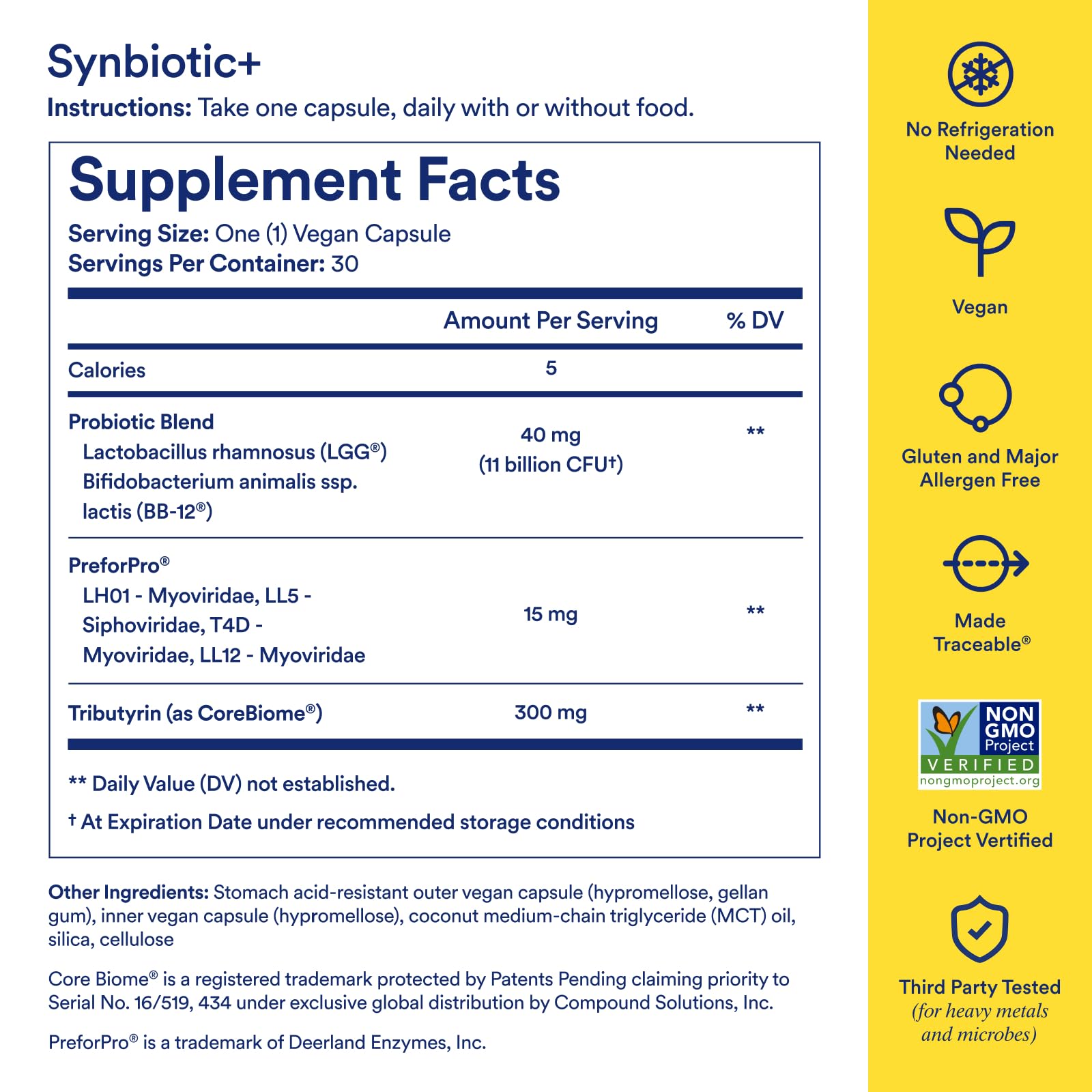 Ritual Synbiotic+ Probiotic, Prebiotic, Postbiotic, 3-in-1 Supplement for Gut Health and Digestive Support, Regularity, Bloat, Immune, Vegan Delayed-Released Daily Capsule, Women and Men, 30 Day RitualUS supplements