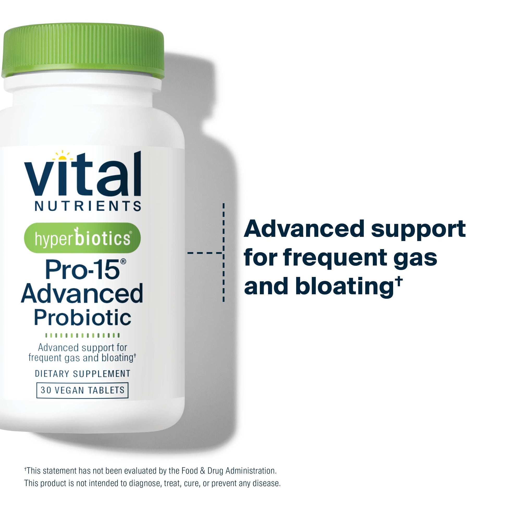 Hyperbiotics Vital Nutrients Pro-15 Advanced Probiotics for Women and Men | 15 Strains + Kiwifruit | Clinically Studied Daily Probiotics for Digestive Health, Gas, & Bloating | 30 Vegan Tablets HyperbioticsAu supplements