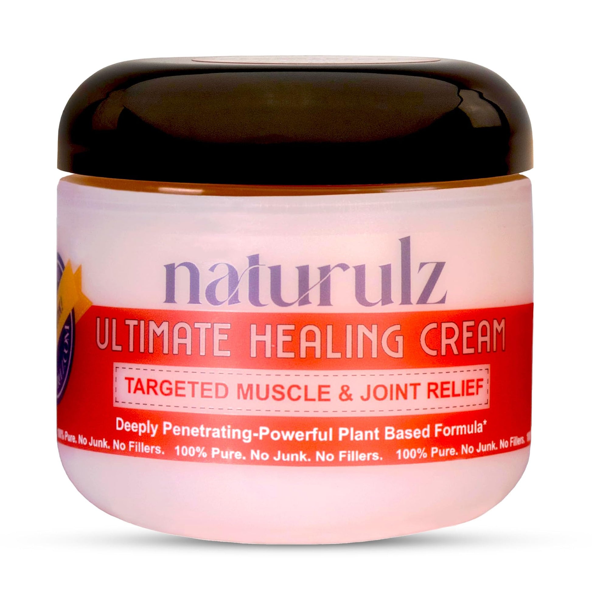 Naturulz Ultimate Healing Cream 4 ounce All-Natural Extra Strength Muscle Rub & Joint Topical for Back, Neck & Shoulder Discomfort with Arnica, Calendula & Capsaicin. 'NO JUNK' Extra Strength Formula. NaturulzAu supplements