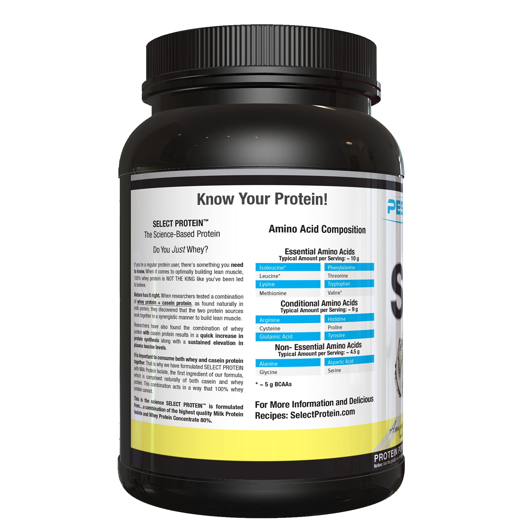 PEScience Select Low Carb Protein Powder, Peppermint Bark, 27 Serving, Keto Friendly PEScienceUS supplements