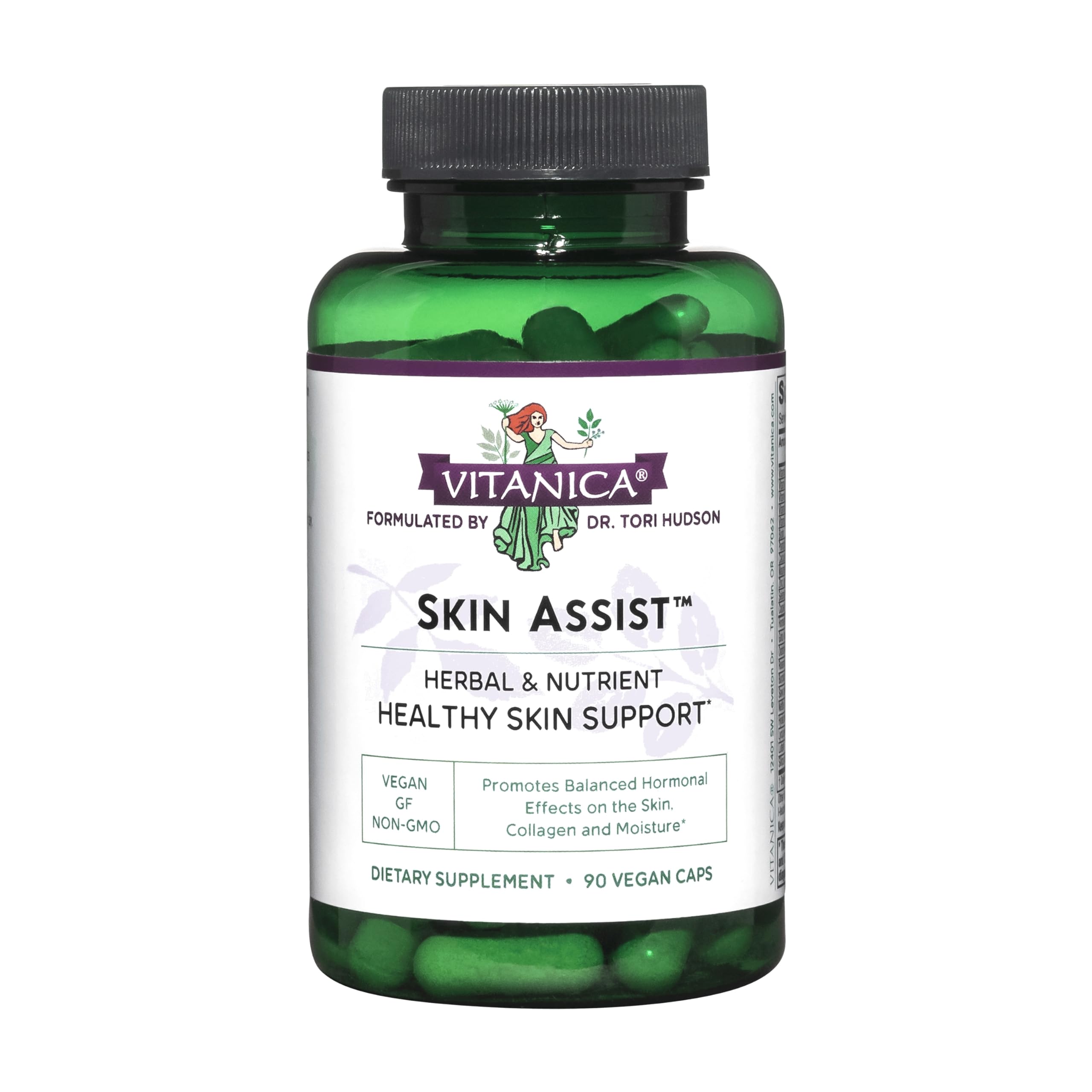 Vitanica, Skin Assist, Skin Support, Vegan, 90 Capsules VitanicaAu supplements