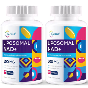 Liposomal NAD+ 500mg with TMG 250mg Softgels, Nicotinamide Riboside Alternative, Actual NAD+ Supplement, 120 Servings CorlliaAu supplements
